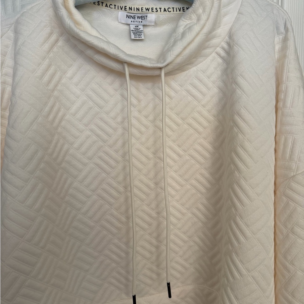 Nine West Cream Cowl Neck Sweater - Picture 3 of 7